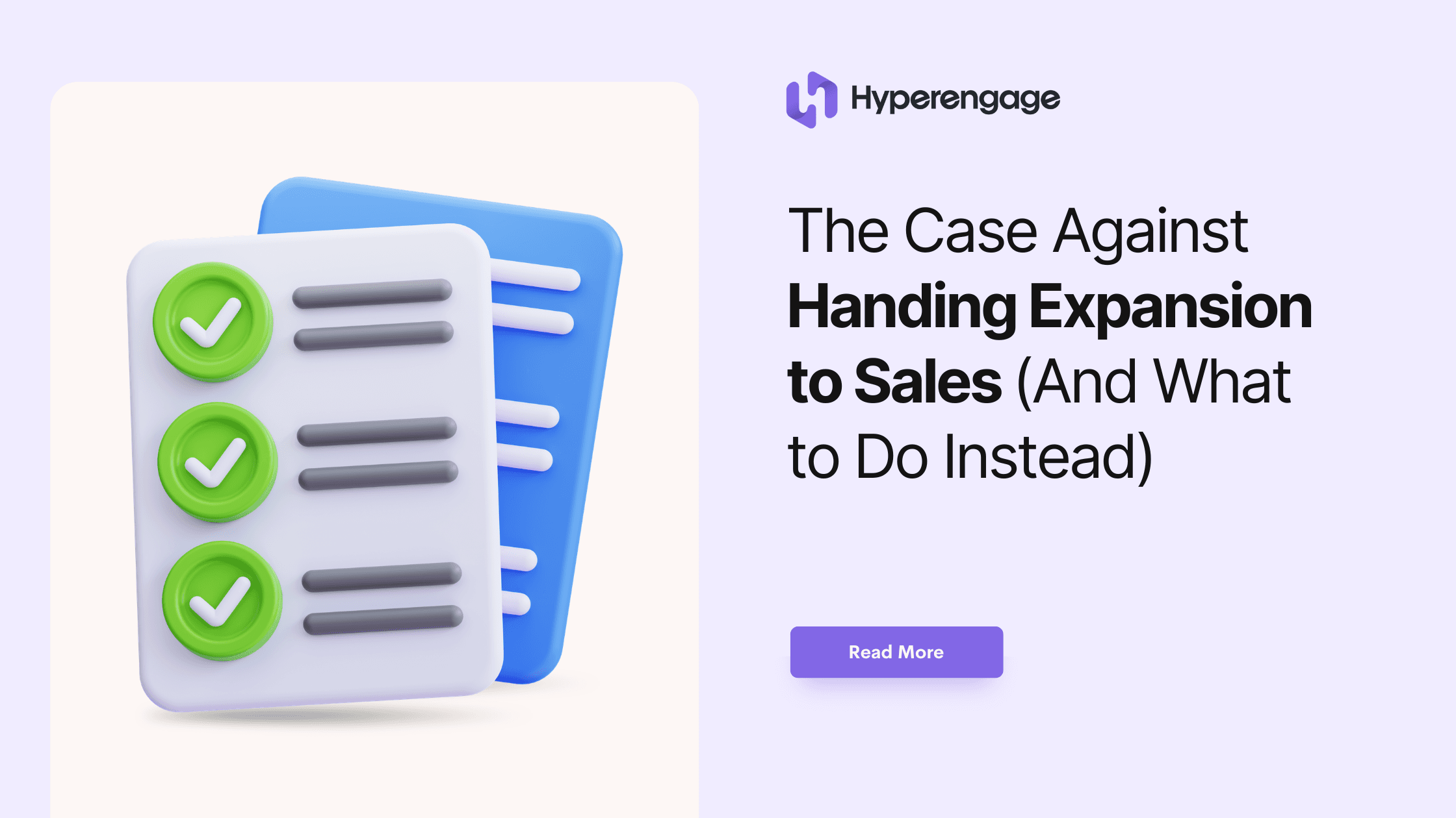 The Case Against Handing Expansion to Sales (And What to Do Instead)
